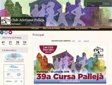 Tablet Screenshot of clubatletismepalleja.com